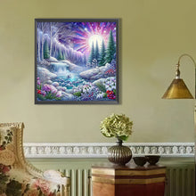 Load image into Gallery viewer, AB Diamond Painting - Full Round - flowers river sunshine (40*40CM)