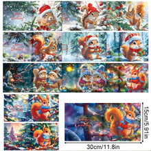 Load image into Gallery viewer, 12Pcs Christmas Special Shape Bird Diamond Drawing Card for Holiday Party Favors