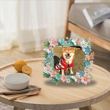 Load image into Gallery viewer, Special Shape Floral Table Top Diamond Painting Frame Kits for Home Office Decor