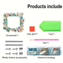 Load image into Gallery viewer, Special Shape Floral Table Top Diamond Painting Frame Kits for Home Office Decor