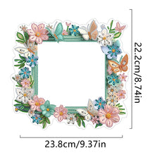 Load image into Gallery viewer, Special Shape Floral Table Top Diamond Painting Frame Kits for Home Office Decor
