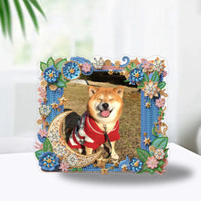 Load image into Gallery viewer, Special Shape Floral Table Top Diamond Painting Frame Kits for Home Office Decor