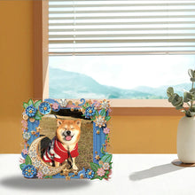 Load image into Gallery viewer, Special Shape Floral Table Top Diamond Painting Frame Kits for Home Office Decor