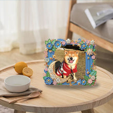 Load image into Gallery viewer, Special Shape Floral Table Top Diamond Painting Frame Kits for Home Office Decor