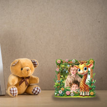 Load image into Gallery viewer, Special Shape Floral Table Top Diamond Painting Frame Kits for Home Office Decor