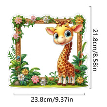 Load image into Gallery viewer, Special Shape Floral Table Top Diamond Painting Frame Kits for Home Office Decor