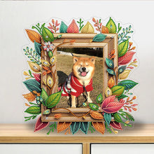 Load image into Gallery viewer, Special Shape Floral Table Top Diamond Painting Frame Kits for Home Office Decor