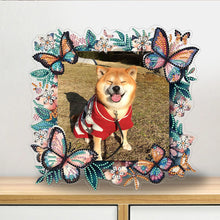 Load image into Gallery viewer, Special Shape Floral Table Top Diamond Painting Frame Kits for Home Office Decor