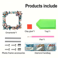 Load image into Gallery viewer, Special Shape Floral Table Top Diamond Painting Frame Kits for Home Office Decor