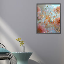Load image into Gallery viewer, AB Diamond Painting - Full Round - Daisy orange spider (40*50CM)