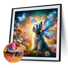 Load image into Gallery viewer, Diamond Painting - Full Round - Butterfly, flower, puppy (40*40CM)