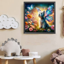 Load image into Gallery viewer, Diamond Painting - Full Round - Butterfly, flower, puppy (40*40CM)