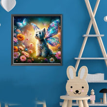 Load image into Gallery viewer, Diamond Painting - Full Round - Butterfly, flower, puppy (40*40CM)