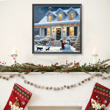 Load image into Gallery viewer, Diamond Painting - Full Round - Winter house (40*40CM)