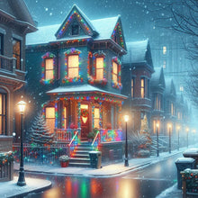 Load image into Gallery viewer, Diamond Painting - Full Round - Winter house (40*40CM)