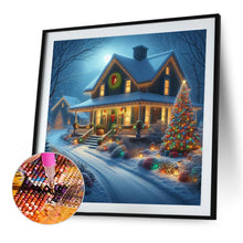 Load image into Gallery viewer, Diamond Painting - Full Round - Winter house (40*40CM)