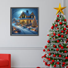 Load image into Gallery viewer, Diamond Painting - Full Round - Winter house (40*40CM)