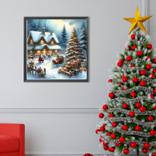Load image into Gallery viewer, Diamond Painting - Full Round - Winter house (40*40CM)