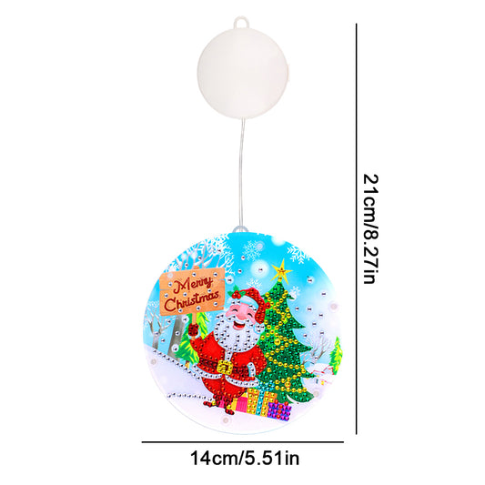 Double Sided Christmas Diamond Painting Battery Powered Chandelier for Home Room