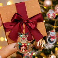 Load image into Gallery viewer, 10Pcs Christmas Diamond Painting Photo Frame Hanging Pendant Bedroom Table Decor