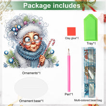 Load image into Gallery viewer, Christmas Grandma Diamond Painting Desktop Ornaments Kit for Adults Beginner (A)