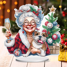 Load image into Gallery viewer, Christmas Grandma Diamond Painting Desktop Ornaments Kit for Adults Beginner (C)