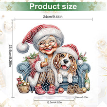 Load image into Gallery viewer, Christmas Grandma Diamond Painting Desktop Ornaments Kit for Adults Beginner (D)