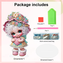Load image into Gallery viewer, Cute Girl Diamond Painting Desktop Ornaments Kit for Home Office Decor (A)