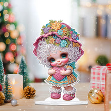 Load image into Gallery viewer, Cute Girl Diamond Painting Desktop Ornaments Kit for Home Office Decor (A)