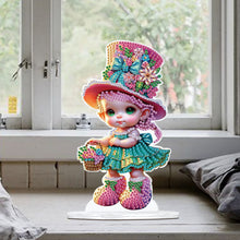 Load image into Gallery viewer, Cute Girl Diamond Painting Desktop Ornaments Kit for Home Office Decor (B)