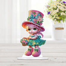 Load image into Gallery viewer, Cute Girl Diamond Painting Desktop Ornaments Kit for Home Office Decor (B)