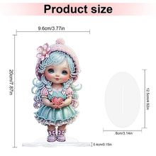 Load image into Gallery viewer, Cute Girl Diamond Painting Desktop Ornaments Kit for Home Office Decor (D)