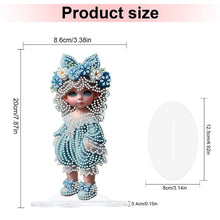 Load image into Gallery viewer, Cute Girl Diamond Painting Desktop Ornaments Kit for Home Office Decor (E)