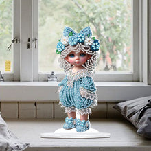 Load image into Gallery viewer, Cute Girl Diamond Painting Desktop Ornaments Kit for Home Office Decor (E)