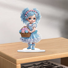 Load image into Gallery viewer, Cute Girl Diamond Painting Desktop Ornaments Kit for Home Office Decor (G)