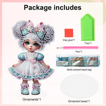 Load image into Gallery viewer, Cute Girl Diamond Painting Desktop Ornaments Kit for Home Office Decor (H)