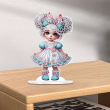 Load image into Gallery viewer, Cute Girl Diamond Painting Desktop Ornaments Kit for Home Office Decor (H)