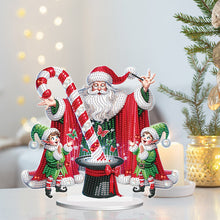 Load image into Gallery viewer, Santa Claus Diamond Painting Desktop Ornaments Kit Christmas Table Decor (A)