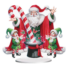 Load image into Gallery viewer, Santa Claus Diamond Painting Desktop Ornaments Kit Christmas Table Decor (A)
