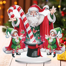 Load image into Gallery viewer, Santa Claus Diamond Painting Desktop Ornaments Kit Christmas Table Decor (A)