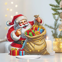 Load image into Gallery viewer, Santa Claus Diamond Painting Desktop Ornaments Kit Christmas Table Decor (C)