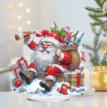 Load image into Gallery viewer, Santa Claus Diamond Painting Desktop Ornaments Kit Christmas Table Decor (D)