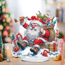 Load image into Gallery viewer, Santa Claus Diamond Painting Desktop Ornaments Kit Christmas Table Decor (D)
