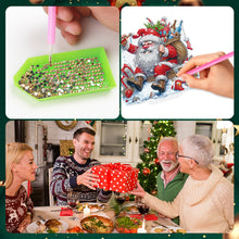 Load image into Gallery viewer, Santa Claus Diamond Painting Desktop Ornaments Kit Christmas Table Decor (D)