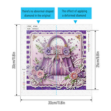 Load image into Gallery viewer, Diamond Painting - Partial Special Shaped - flower bag (30*30CM)