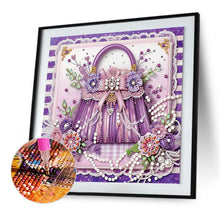 Load image into Gallery viewer, Diamond Painting - Partial Special Shaped - flower bag (30*30CM)
