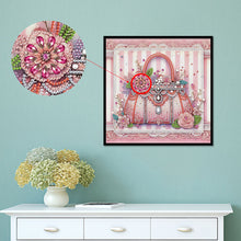 Load image into Gallery viewer, Diamond Painting - Partial Special Shaped - flower bag (30*30CM)