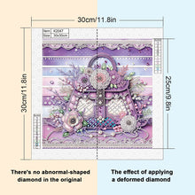 Load image into Gallery viewer, Diamond Painting - Partial Special Shaped - flower bag (30*30CM)