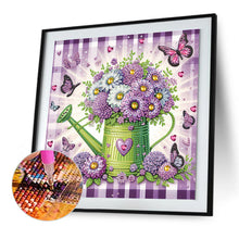 Load image into Gallery viewer, Diamond Painting - Partial Special Shaped - flower watering can (30*30CM)