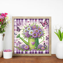 Load image into Gallery viewer, Diamond Painting - Partial Special Shaped - flower watering can (30*30CM)